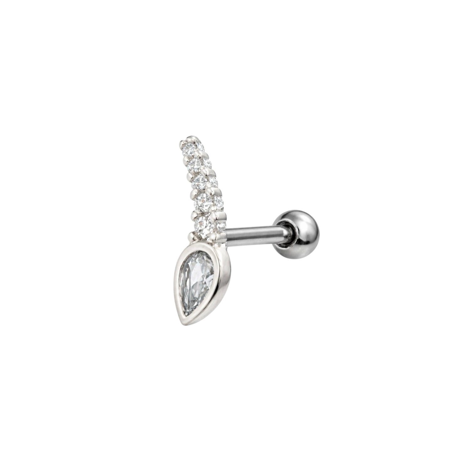 Piercing Hélix/Conch Gota Aurora (Prata 925)