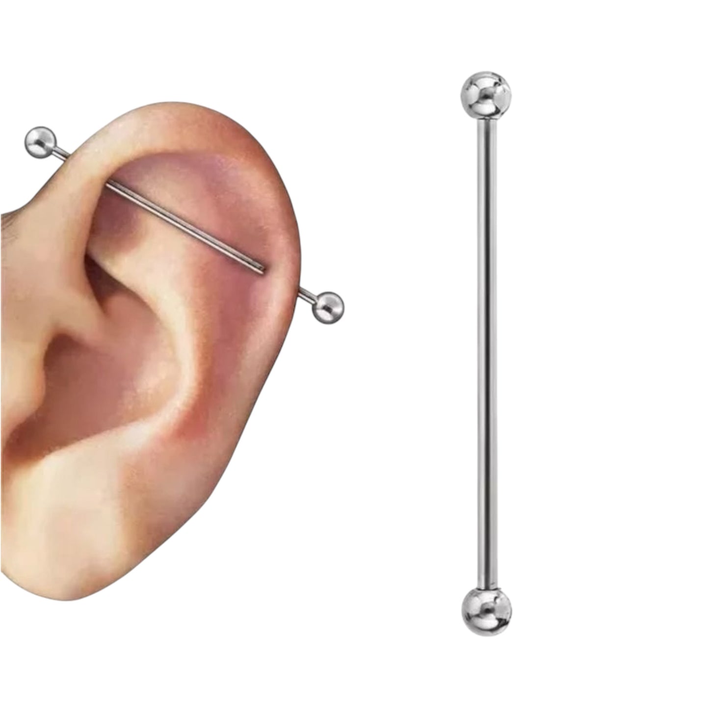 Piercing Transversal Aço inoxidável