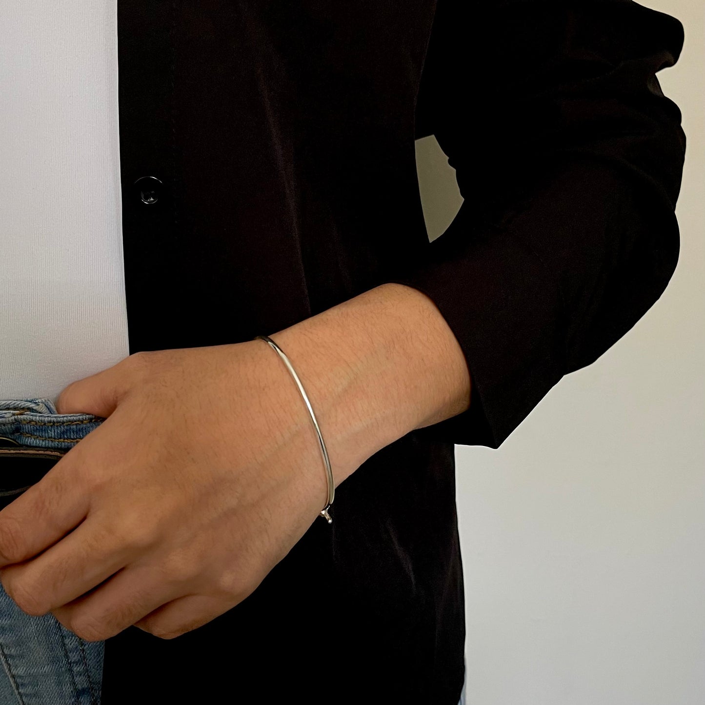 Bracelete liso minimalista