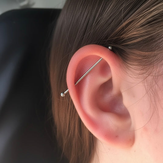 Piercing Transversal Aço inoxidável