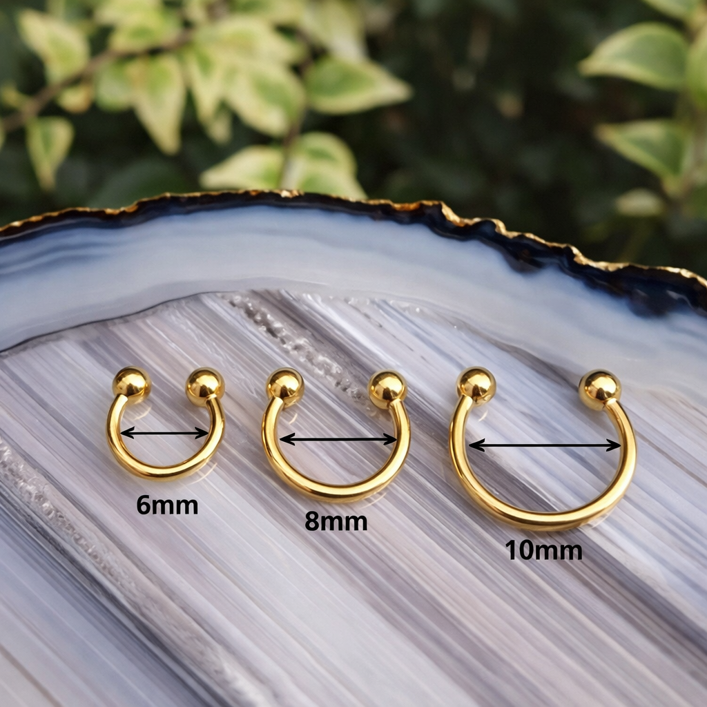 Piercing Ferradura (PVD GOLD)