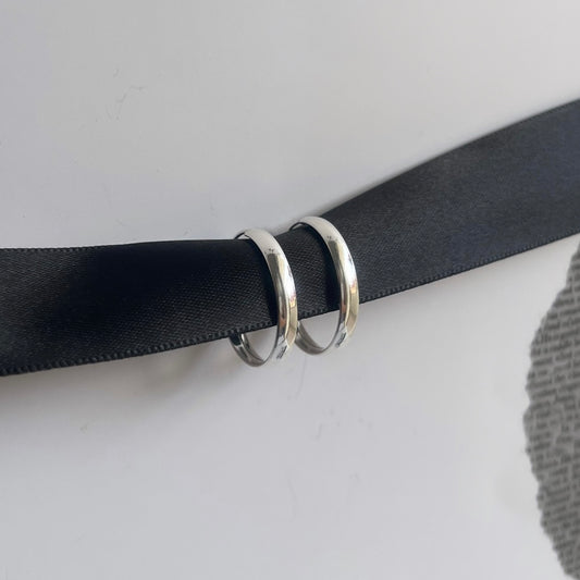 Brinco argola encaixe