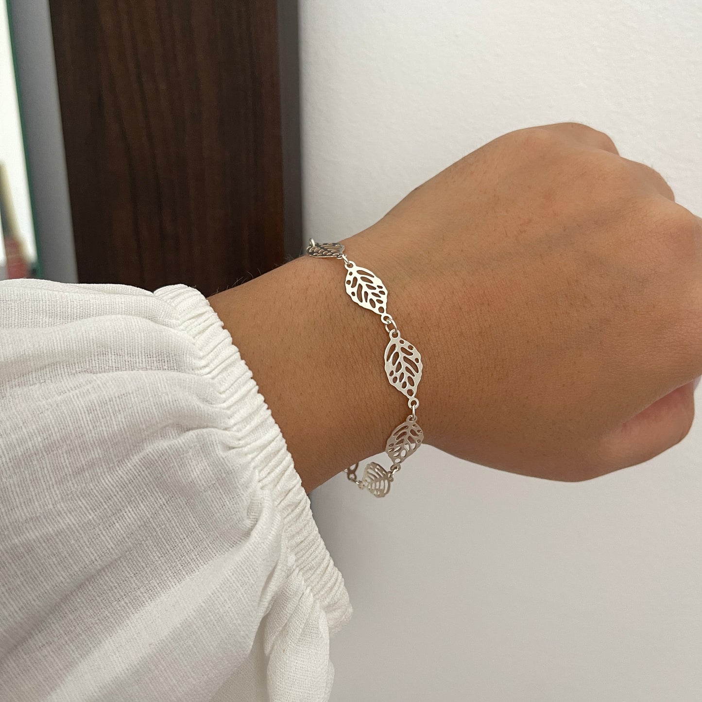Pulseira folhas