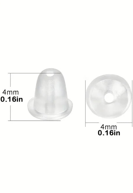 Tarraxa de silicone para Brinco (Par)