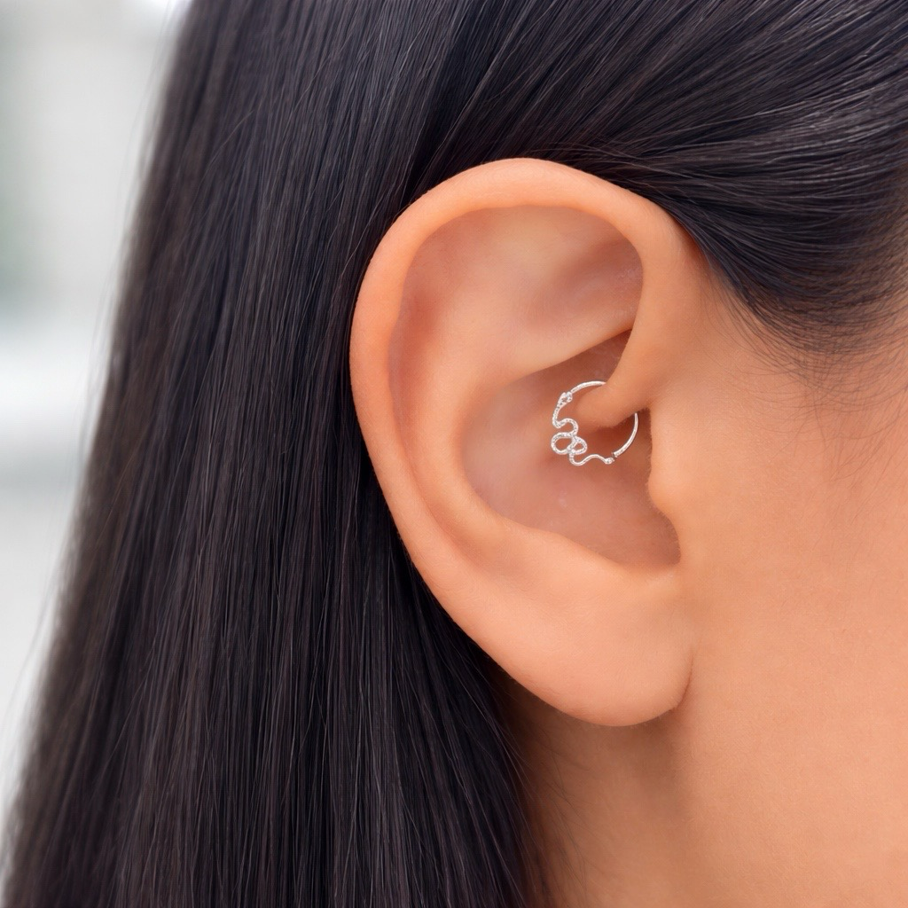 Piercing Cobra Daith (Prata 925)