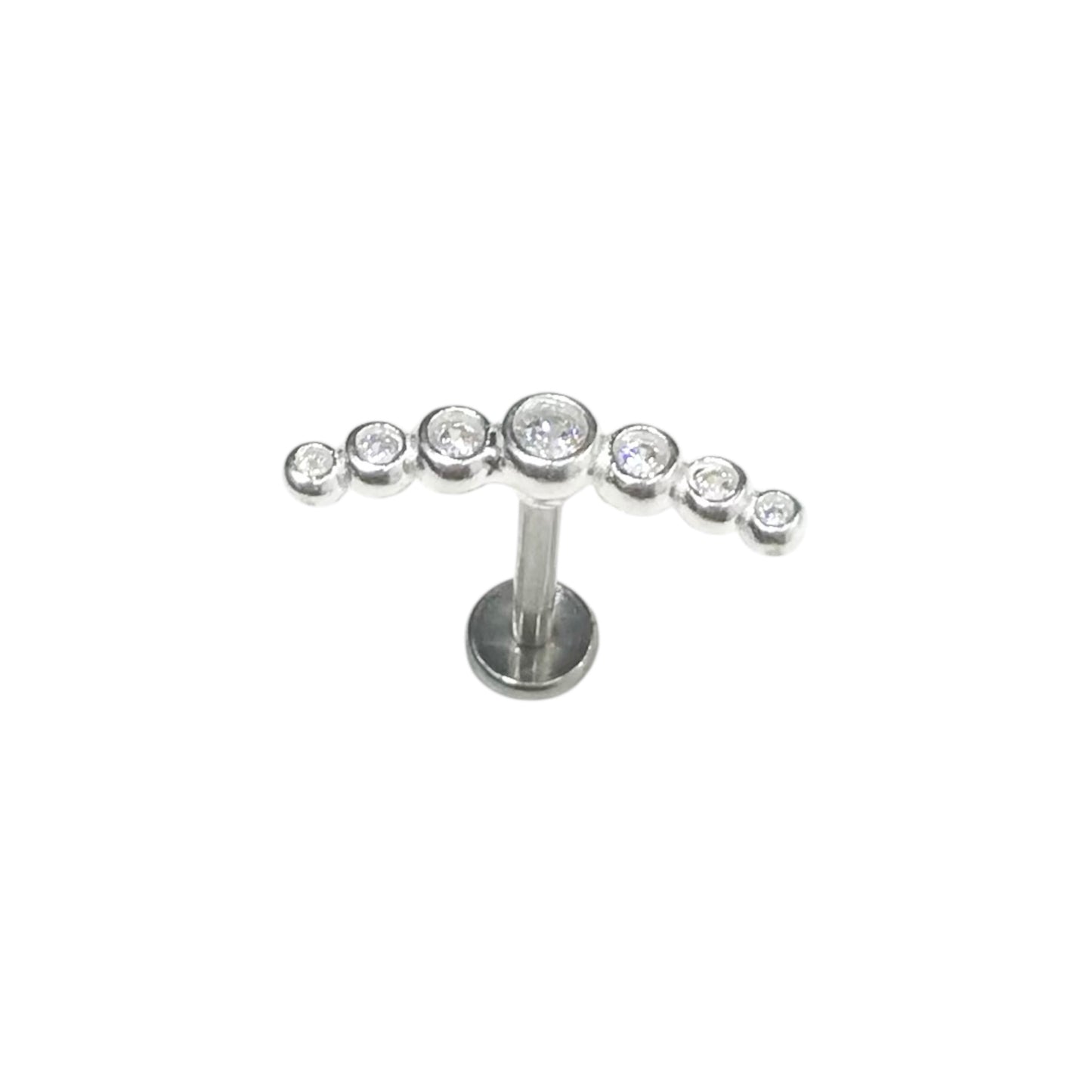 Piercing cluster com zircônias
