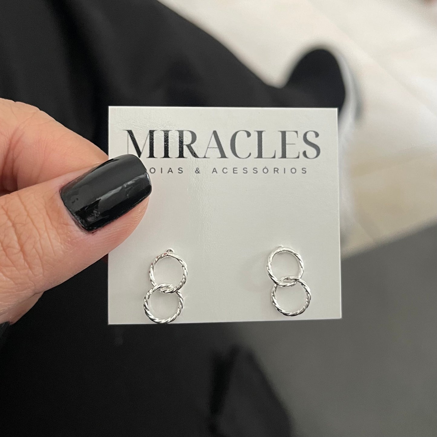 Brinco círculos entrelaçados