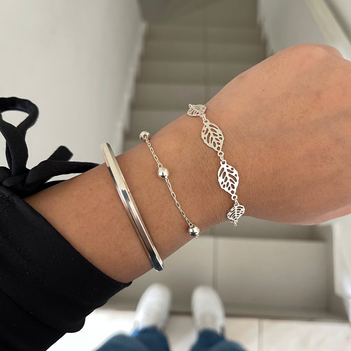 Pulseira folhas