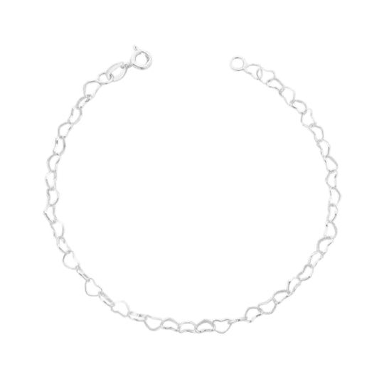 Pulseira elos coração
