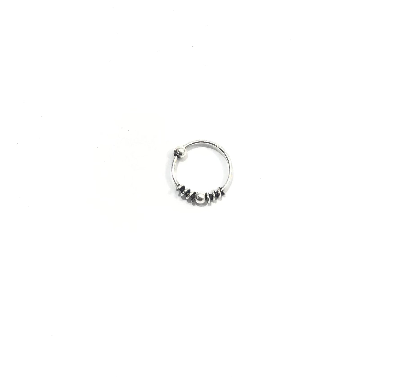 Piercing argolinha indiana (Prata 925)