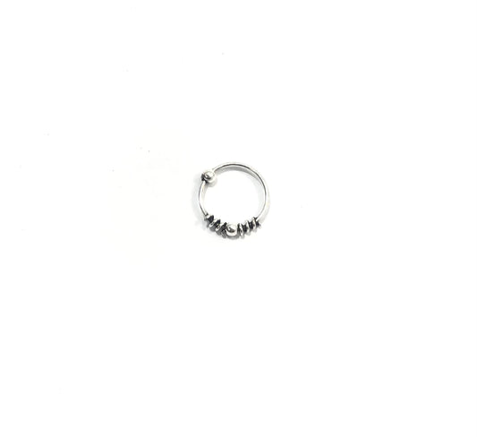 Piercing argolinha indiana (Prata 925)