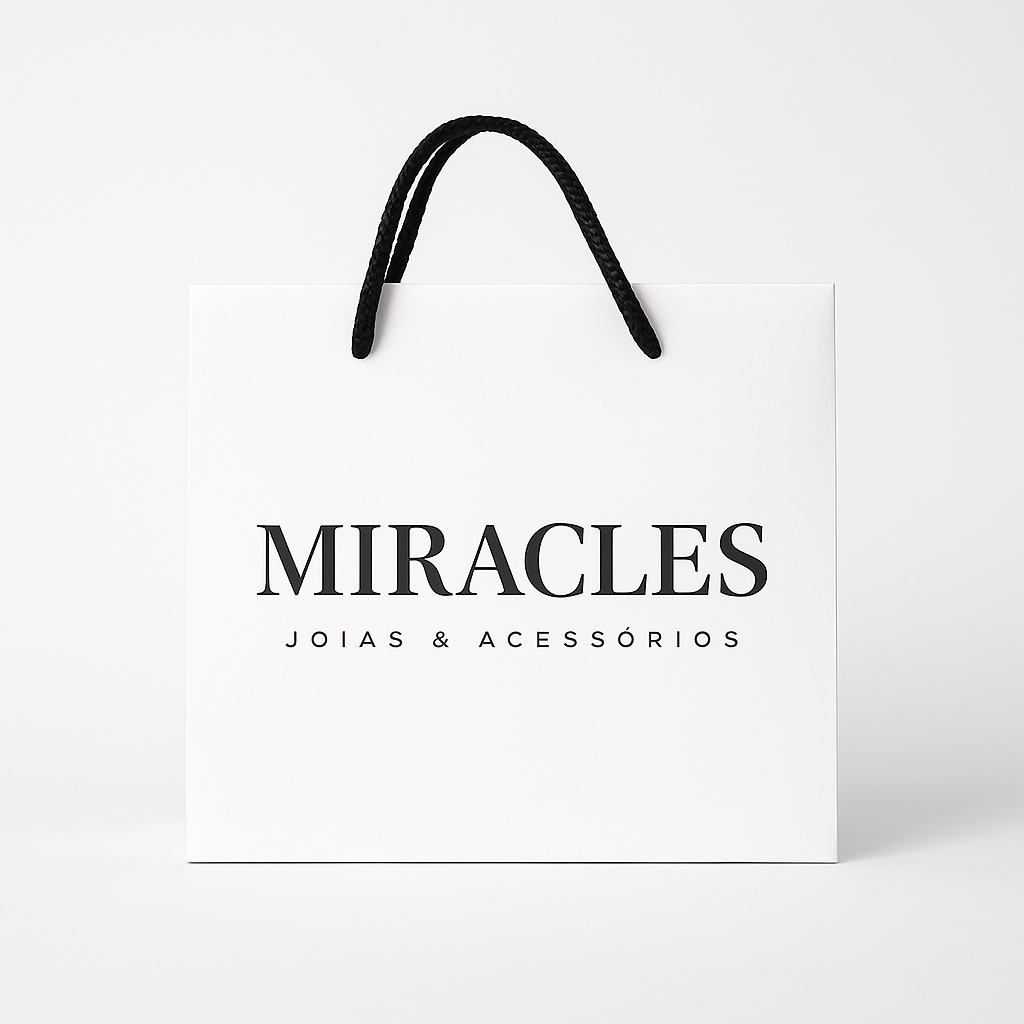 Sacola de Presente – Embalagem Extra (Modelo personalizado Miracles Joias)