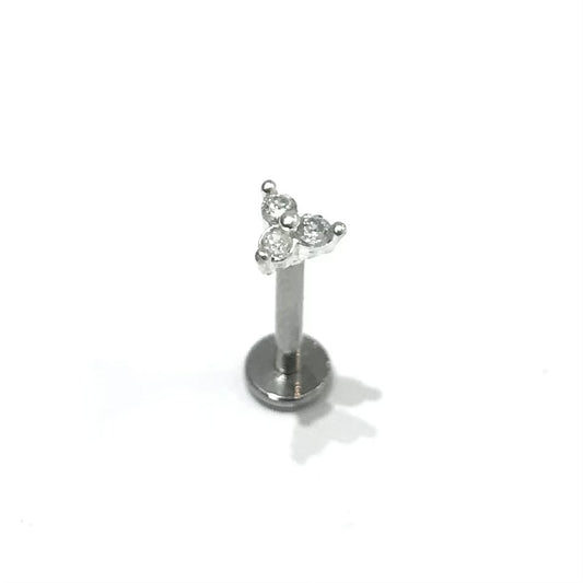 Piercing flor (Prata 925)
