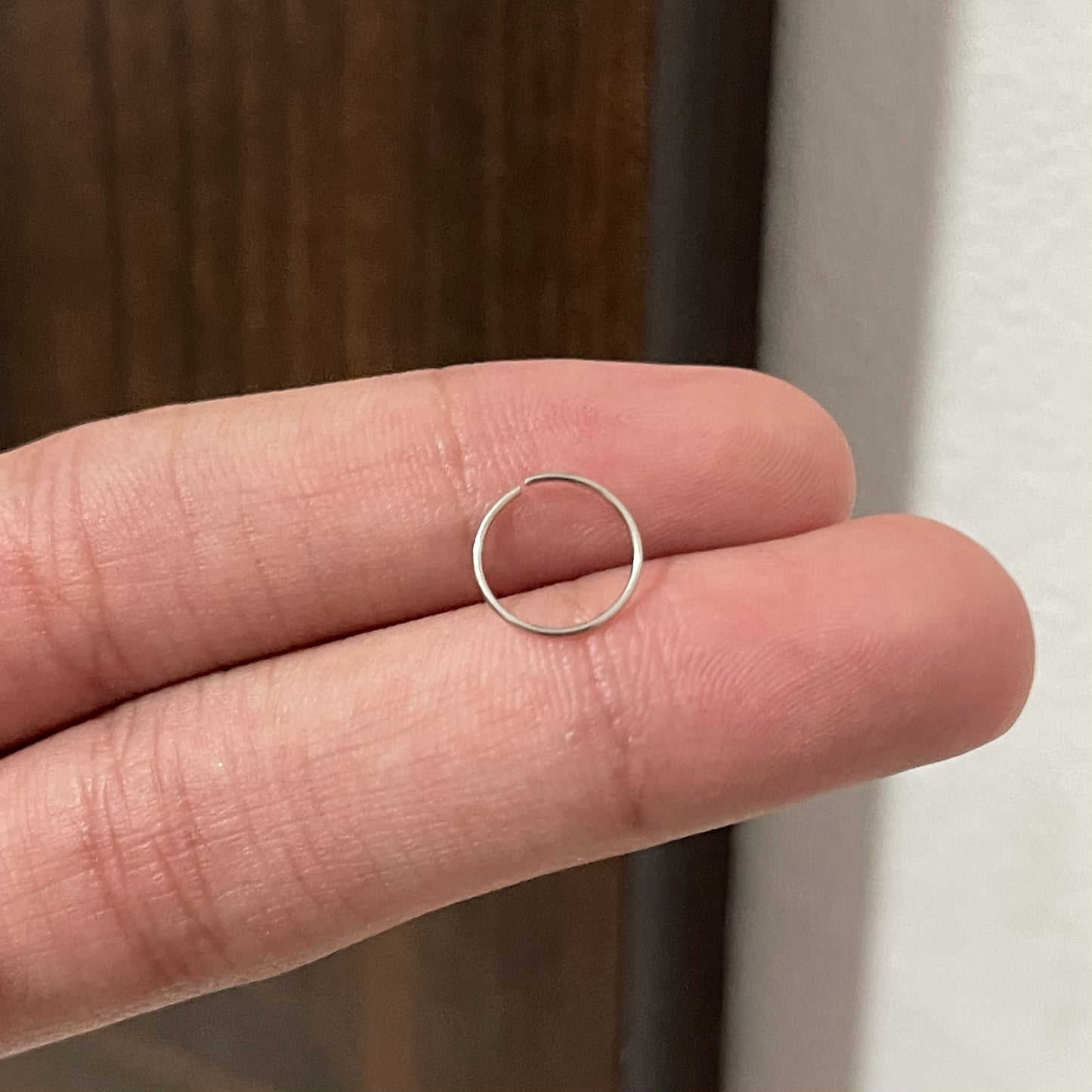 Argola de Nariz Modelo Torção (Aço Inoxidável)