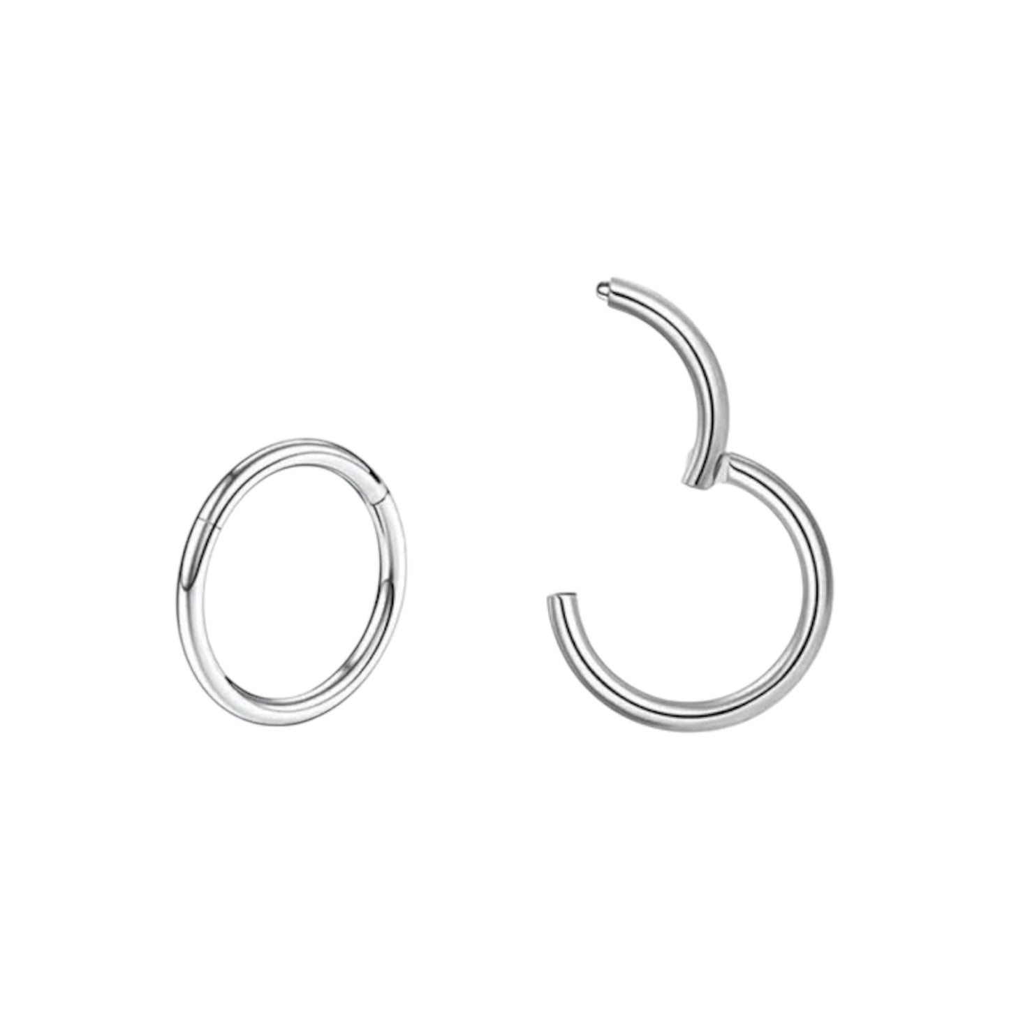 Piercing argola titânio click (8mm)
