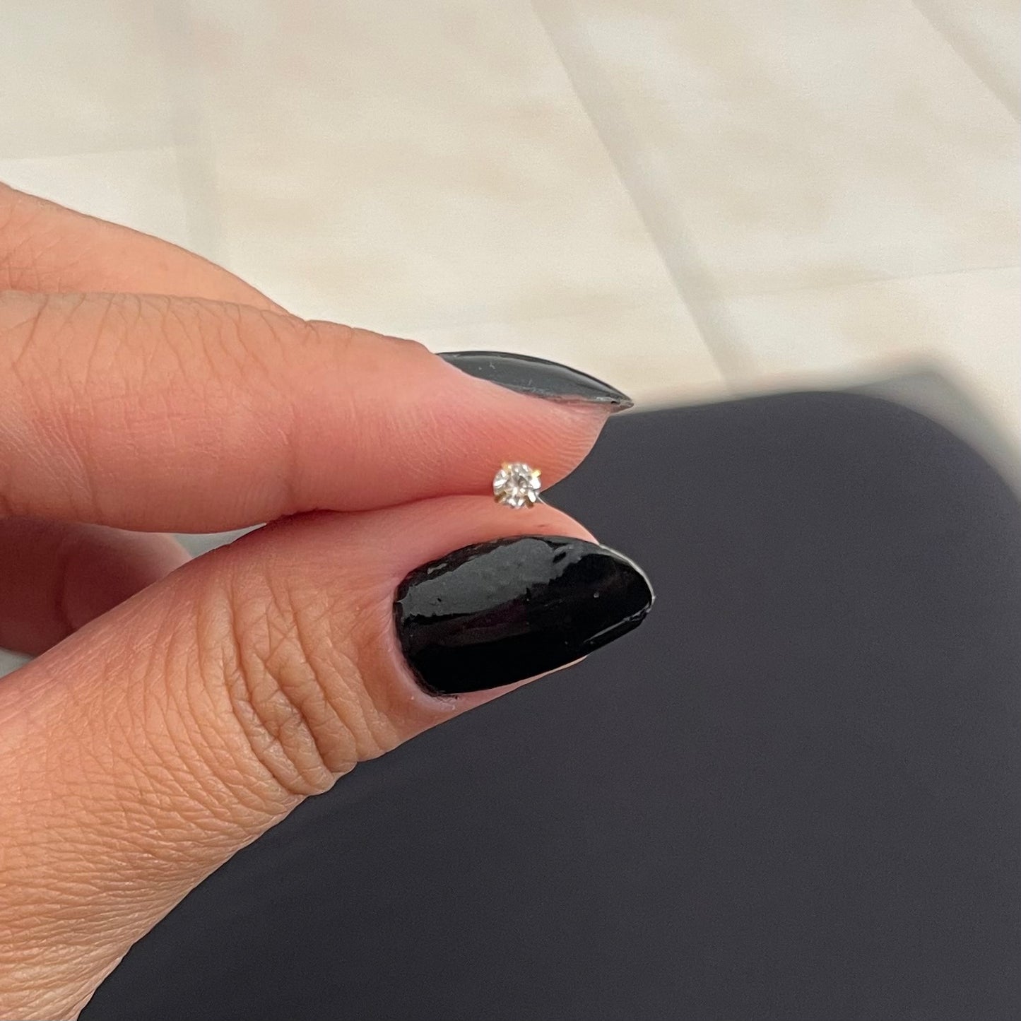 Piercing ponto de luz (PVD GOLD)