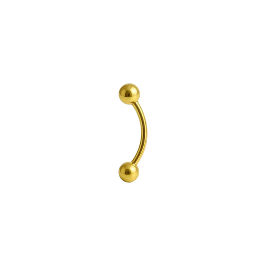 Piercing Banana tradicional (PVD GOLD)