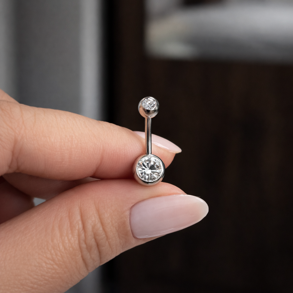 Piercing umbigo (Aço inoxidável)
