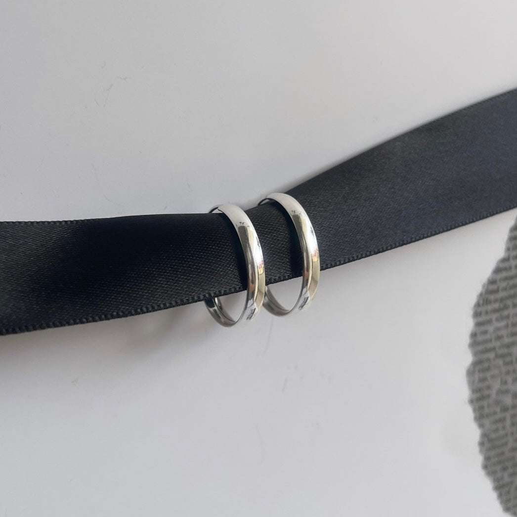 Brinco argola encaixe