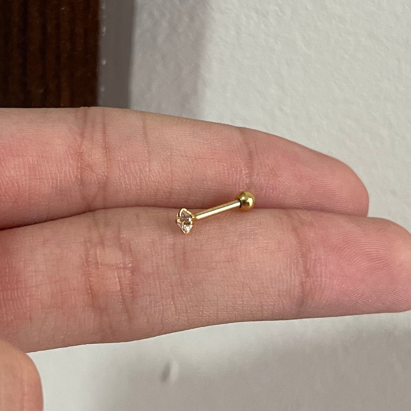 Piercing ponto de luz (PVD GOLD)