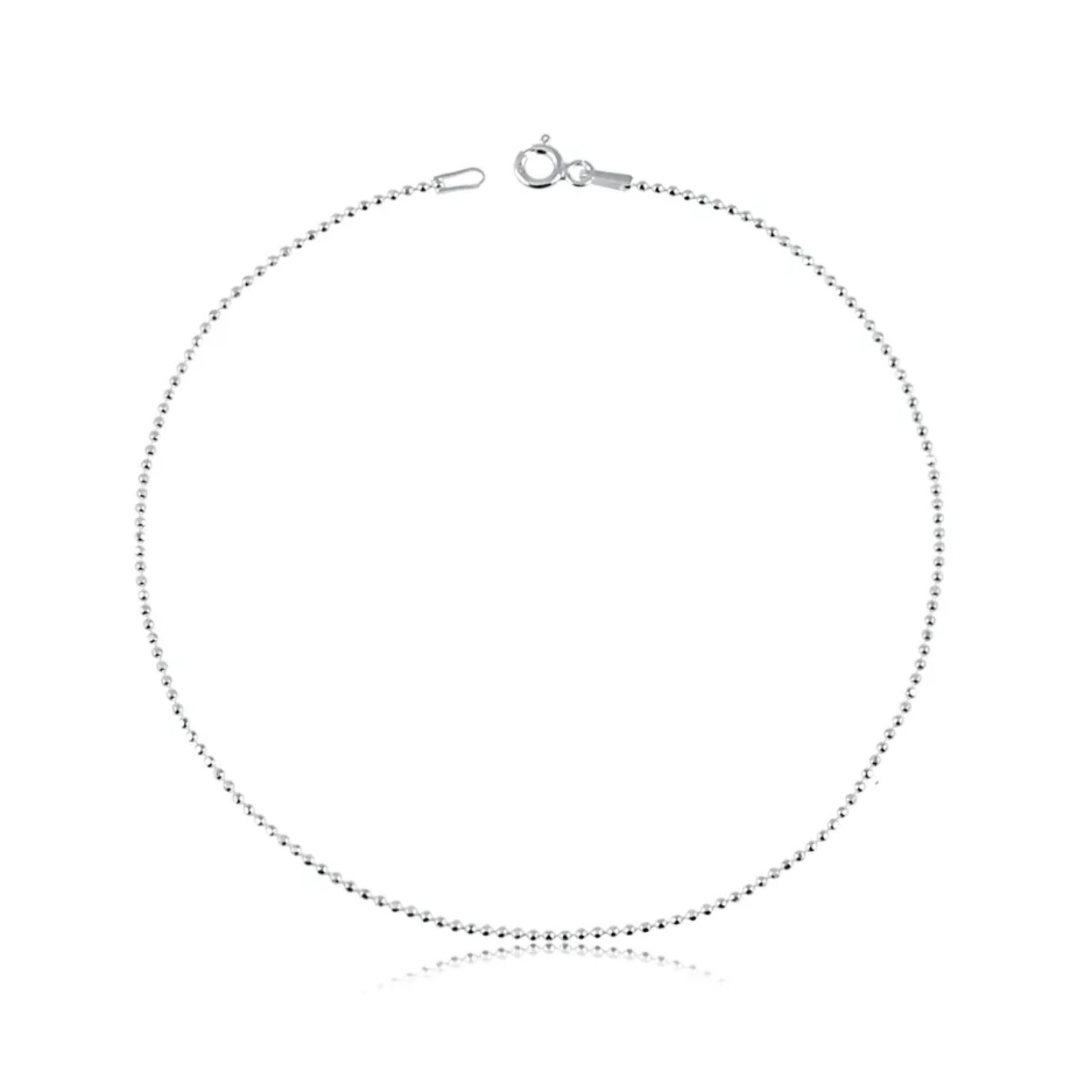 Tornozeleira bolinha diamantada