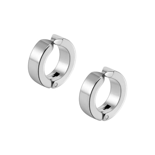 Brinco argola pressão (Aço inoxidável)