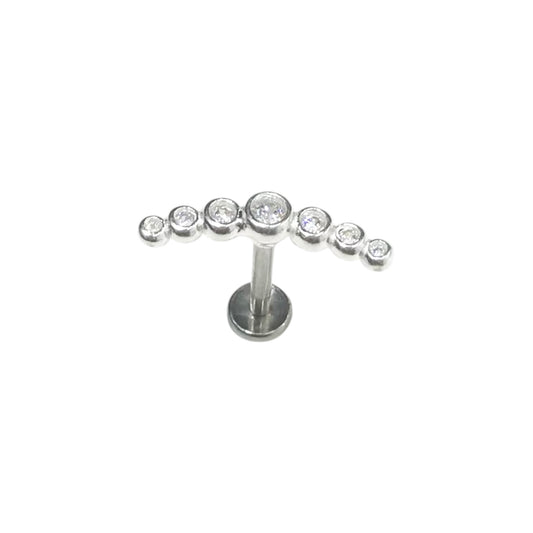 Piercing cluster com zircônias