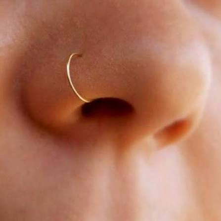 Piercing Nariz Argola Ouro18k