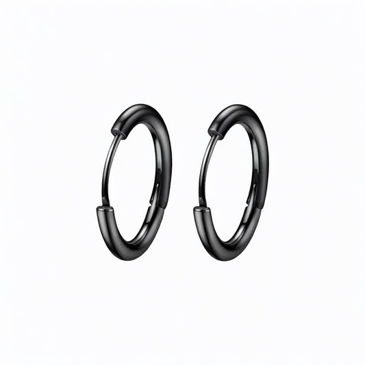 Brinco argola Black (Aço inoxidável)