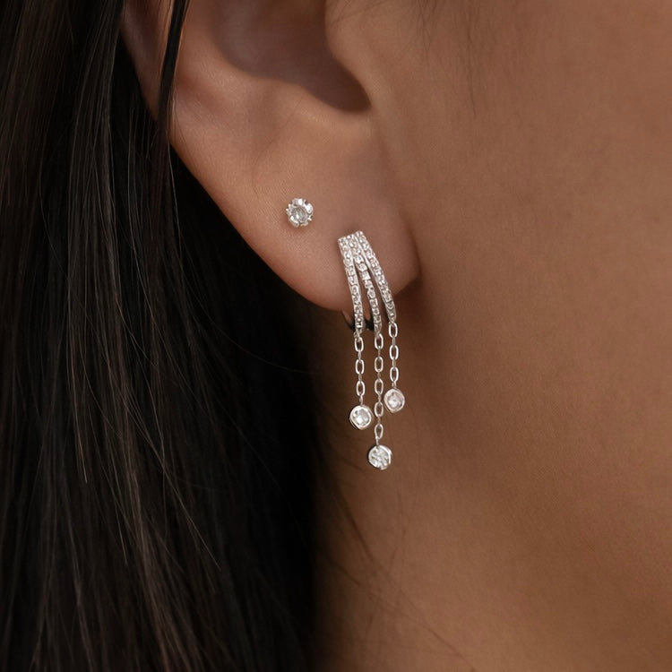 Brinco com zircônias