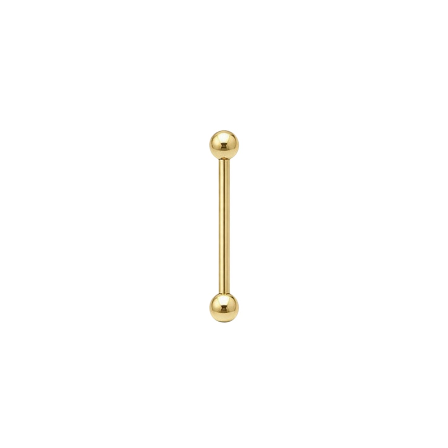 Piercing Microbell Reto Tradicional (Titânio Gold)